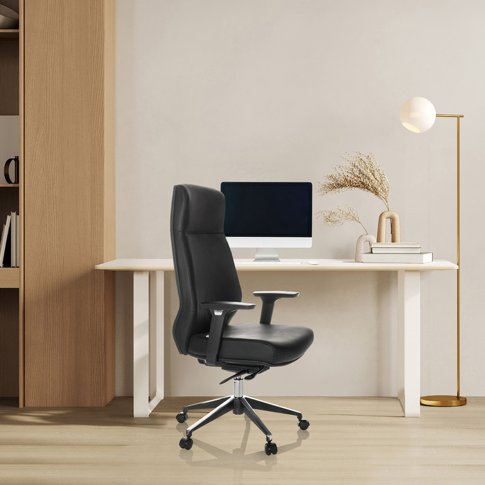 Офісне крісло VITORO ECO Штучна Шкіра Black hjh OFFICE