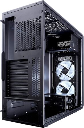 Корпус Fractal Design Focus G Black Window для ігрового ПК, Midi Tower з боковим вікном, чорний