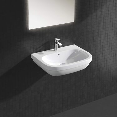 Змішувач для ванної кімнати Grohe Eurosmart Cosmopolitan, хром, 30 см, водозберігаючий, з витяжною системою