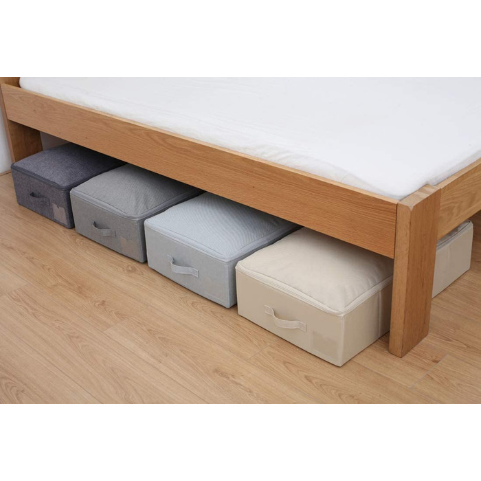 Складаний органайзер для зберігання під ліжком з кришкою, складні ковдри, декор для ліжка