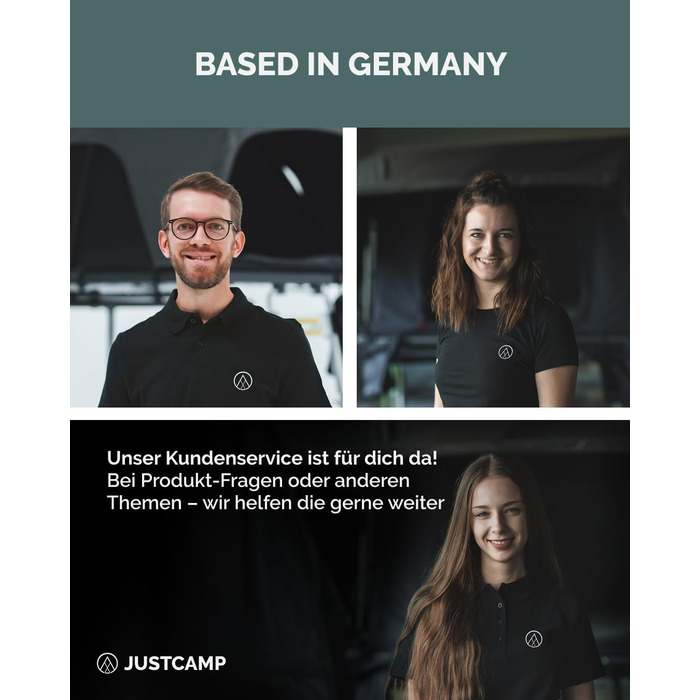 Намет Bell Tipi JUSTCAMP для сімей та груп 8 осіб, сірий - водонепроникний (3000 мм), висока стеля