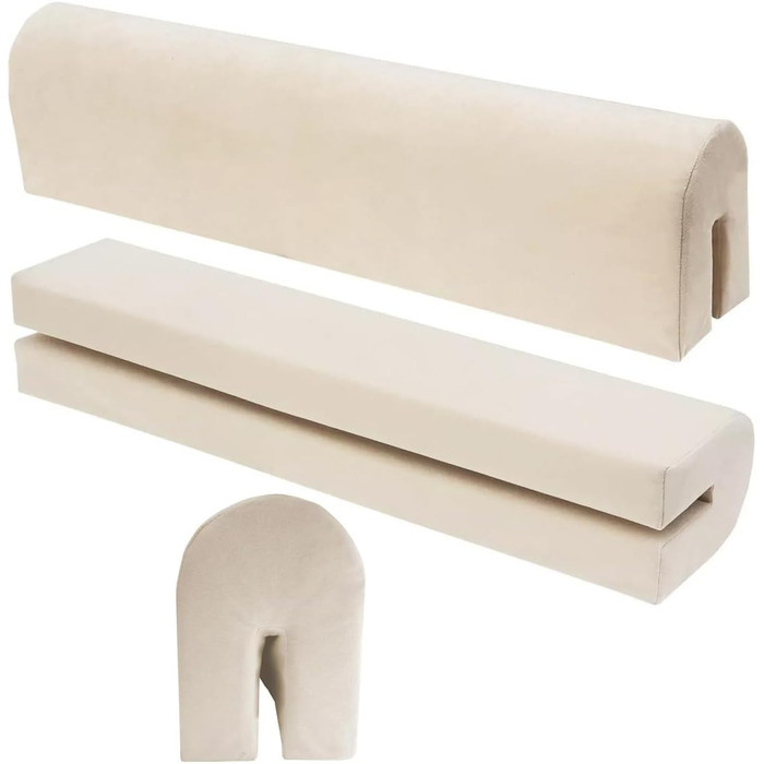 Захист для ліжечка дитячого бортик-подушка від випадання (120 см, Бежевий)