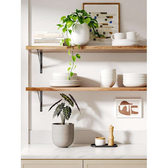 Керамічний горщик для квітів LE TAUCI, 15 см, сірий (з дренажним отвором)