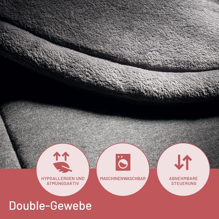 Грілка для шиї та плечей Imetec Intellisense - 47x52 см, 5 температур, електрозахист, антиалергенна тканина, машинне прання