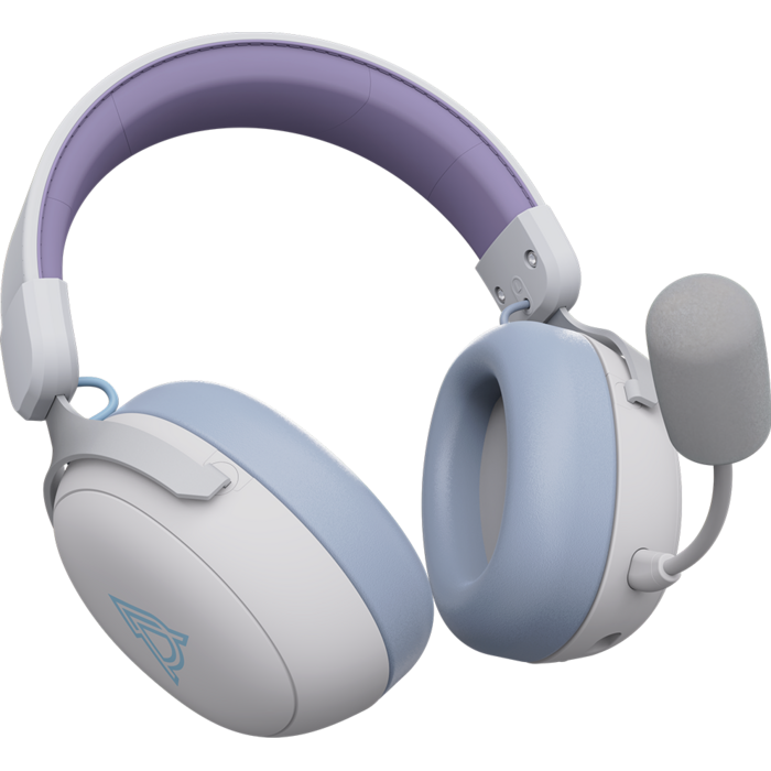 Бездротова ігрова гарнітура Ajazz AHM08 MAX Purple White Blue (AHM08-MAX-PWB)