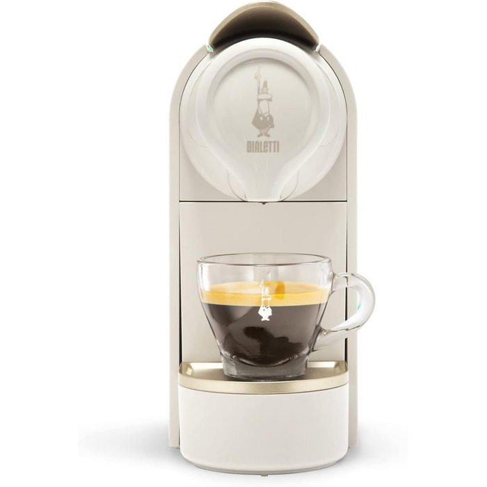 Кавомашина Bialetti Gioia для капсул, компактна, 500 мл, з переробленого пластику, Taupe