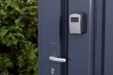 ABUS KeyGarage 787 - ключниці настінна для ключів та дрібних цінностей, чорно-срібна (набір 2 шт.)