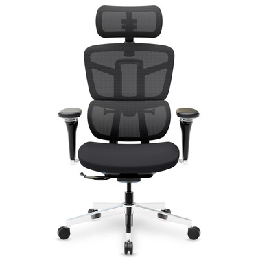 Крісло Mealux S4 Air Fabric Black (арт. HF-S4 F/B)