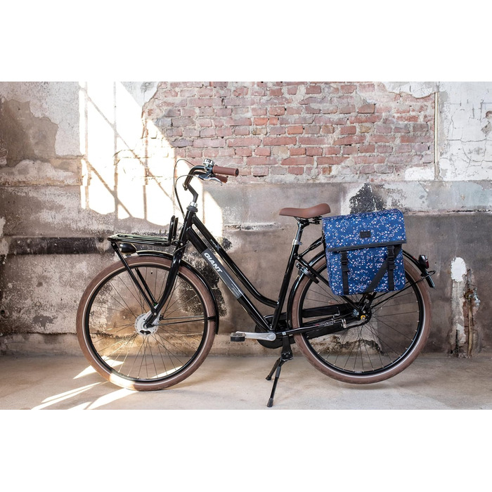 FAST RIDER Fastrider Nara Single Pannier Trend (Mini Flower Blue), FAST RIDER Fastrider Nara Single Pannier Trend (Mini Flower Blue)