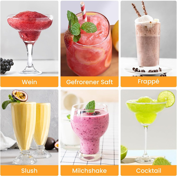 Машина для смузі та коктейлів 2л з самоочищенням, без льоду, 5 програм, для дому (2025)