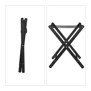 Підставка для валізи Relaxdays дерев'яна, складна