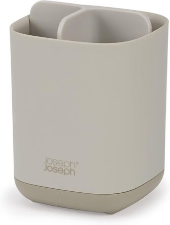 Набір для ванної кімнати Joseph Joseph Bathroom Beauties: миска, тримач для зубних щіток та дозатор мила, нержавіюча сталь, бежевий