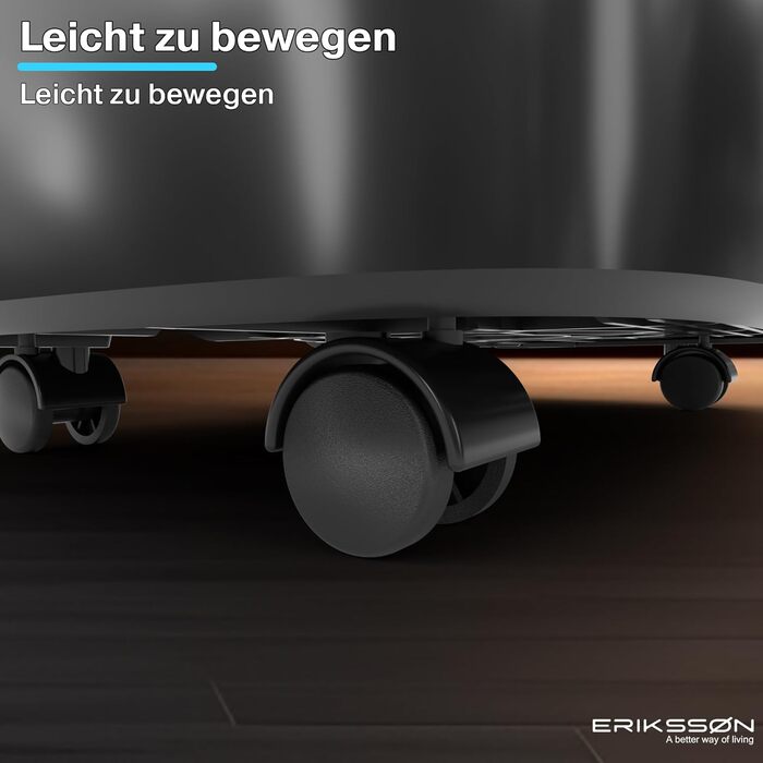 Електричний осушувач повітря з LED-дисплеєм, таймером та захистом від дітей | Здатний видалити 16л вологи на добу | Для приміщень до 70м² | Енергоефективний осушувач з датчиком вологості | Білий (20л - Чорний)