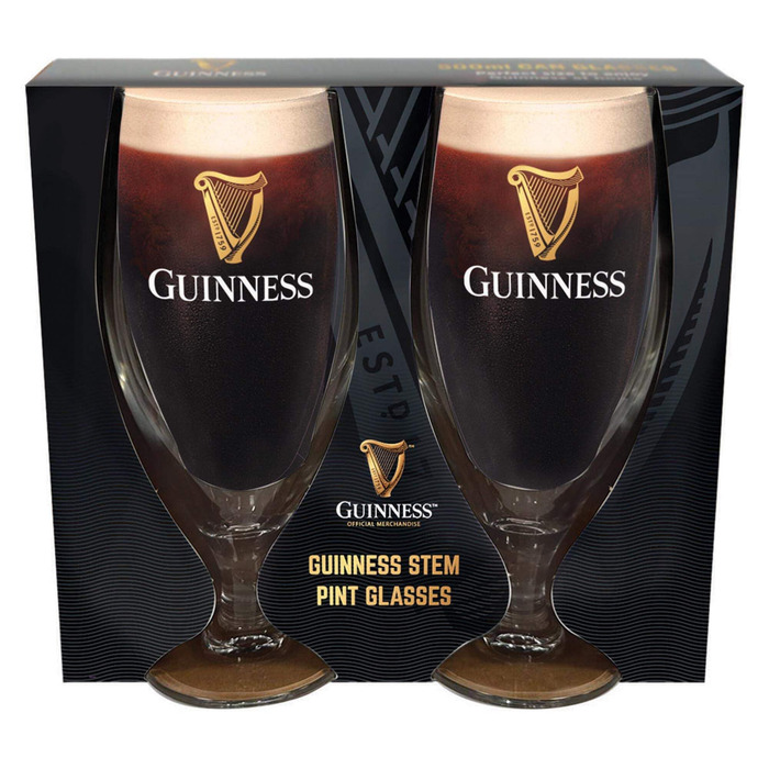 Бокали для пива Guinness з ніжкою, 2 шт. - Оригінал з Ірландії