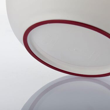 Набір для випічки Westmark Back-Set 4 шт. з мисками, вінчиком, мірним посудом та скребком/демідером, пластик, білий/червоний/прозорий