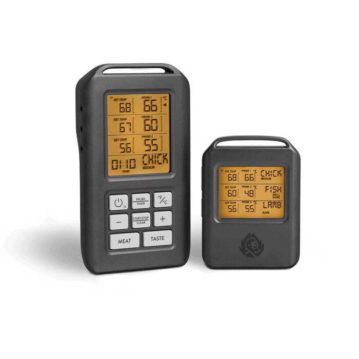 Термометр для гриля Burnhard: швидке вимірювання, USB-живлення, LED-дисплей