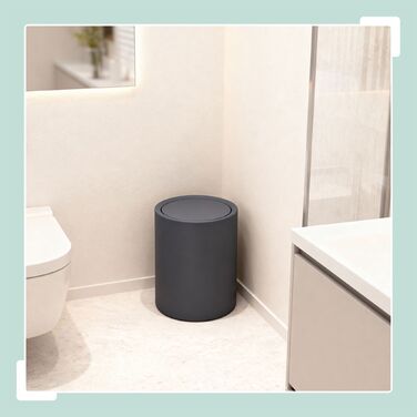 Контейнер для косметики Relaxdays з кришкою-гойдалкою, 6 літрів