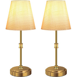 Настільна лампа Totofac 2 шт. з торшером, сенсорне керування, 3 рівні яскравості, тепле біле світло, LED, сучасний дизайн, ручна робота, для спальні, вітальні, офісу