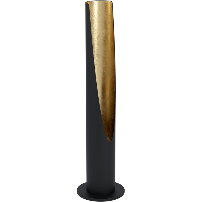 Торшер EGLO Barbotto: стильна металева лампа для дому, чорно-золота, з патроном GU10, з вимикачем