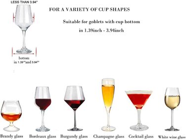 Тримач для келихів вина – органайзер для шафи – металевий тримач для стількових келихів, для кухні, бару (золотий, 3 ряди, 1 шт.)