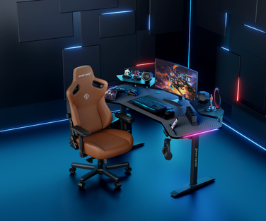 Комп’ютерний стіл з електрорегулюванням висоти Anda Seat Shadow Warrior Black