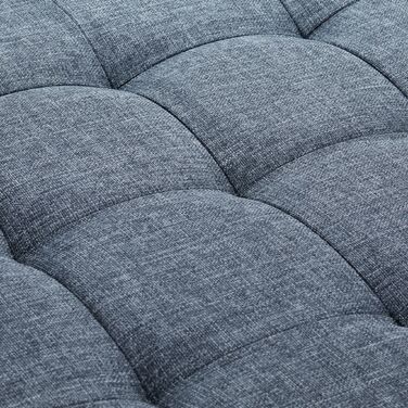 Relaxdays Пуф з місцем для зберігання, великий, круглий