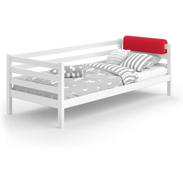 Бортик для ліжечка Bettumrandung 70x20 см, червоний - захист для безпечного сну дитини