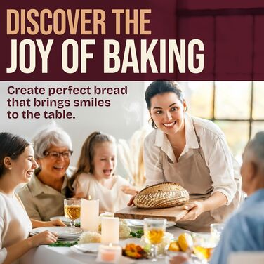 Набір для випічки закваски Superbaking: корзини Banneton (круглі 22.9 см та овальні 25.4 см), стартер та інструкція