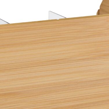 Організатор для одягу Relaxdays з 4 відділеннями, бамбук