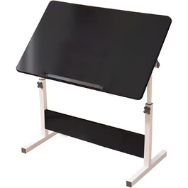 Стіл для малювання Art Desk: регульована висота та кут нахилу, для дому та офісу, чорний (40 x 60 см)