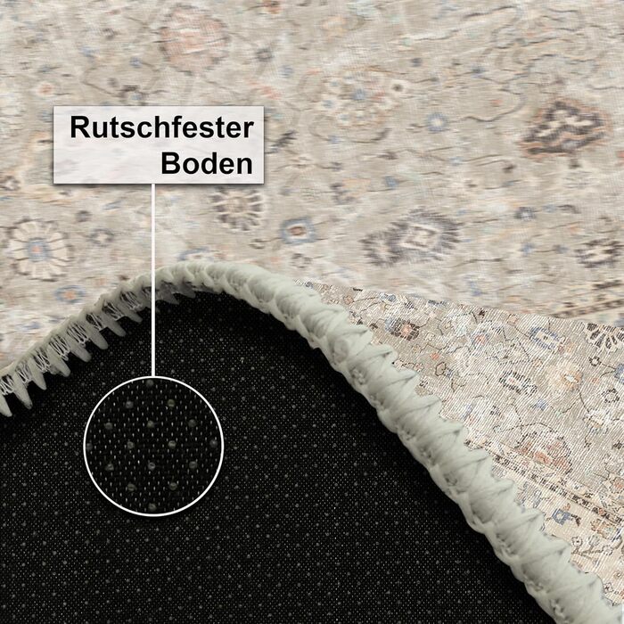 Друкований килим з ситцевого друку см, Миється килим вітальня, Вінтажний килим спальня, Антибактеріальний протиковзкий килим кухонний килим (120 х 180)