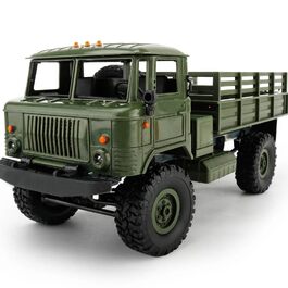 Радіокерований військовий всюдохід-вантажівка s-idee® Militär Truck 1:16 4WD 2.4 GHz