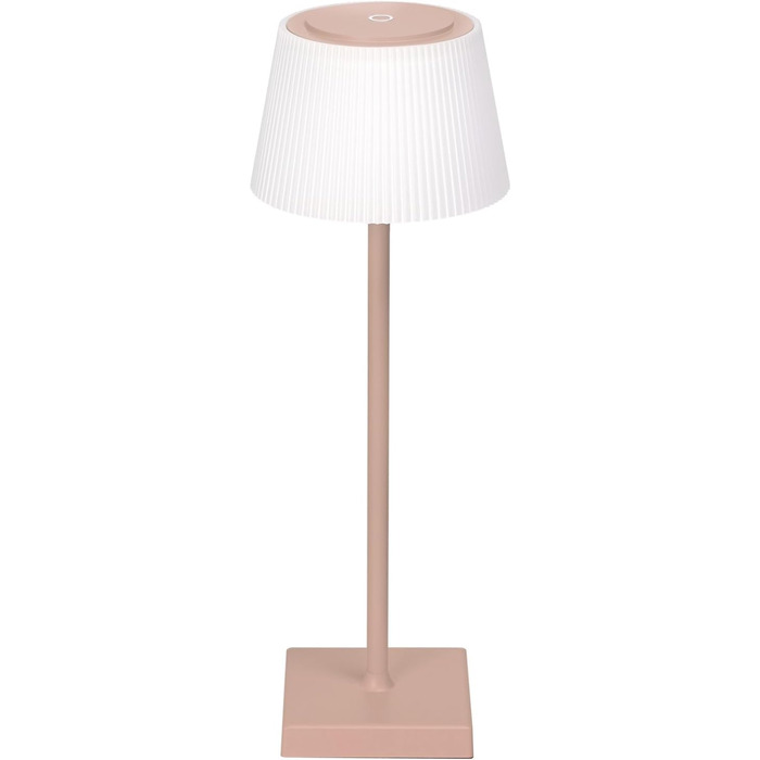 Aigostar LED акумуляторна настільна лампа бездротова, торшер з сенсорним керуванням, 3 режими кольору, IP54 вологозахист, для дому та саду (Світло-коричневий)