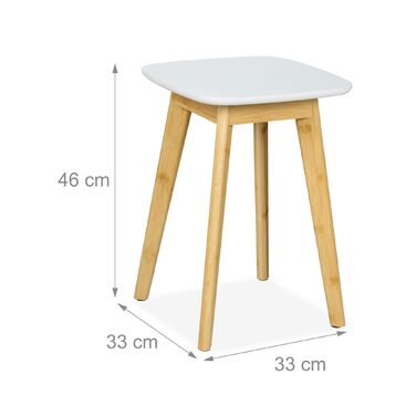 Стілець для обідньої зони Relaxdays з бамбука