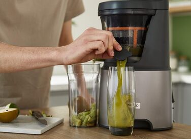 Kenwood PureJuice Pro JMP85.00SI: повільний соковитискач для свіжих соків, сріблястий