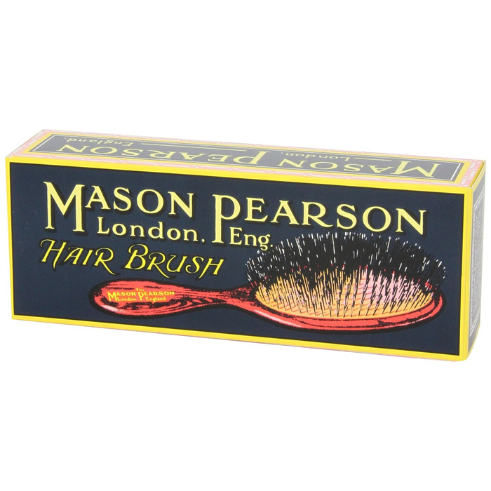 Гребінець для волосся Mason Pearson Pocket Bristle B4 з чистою щетиною кабана, 10 рядів, (12 рядів, пучок з гребінцем Mixte BN3)