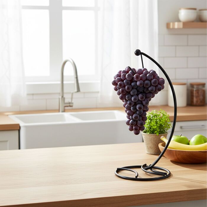 Підставка для бананів Relaxdays, чорна, металева