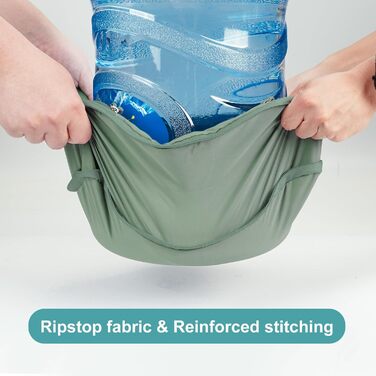 Набір компресійних органайзерів для валізи та рюкзака ECOHUB, 5 предметів, зелений