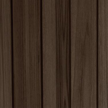 Стілець-лавка Keter Eden для балкона та саду, з інтегрованою коробкою для зберігання (265 л), 140x60x84 см, вологостійкий, з імітацією дерева (палісандр)