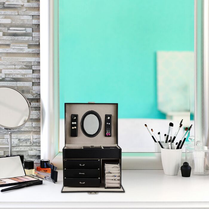 Скринька для прикрас Relaxdays зі дзеркалом