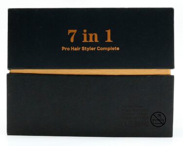 Фен-щітка Airstyler 7 IN 1-110000 об/хв Іонний фен з дифузором Швидке висихання, Багатофункціональний стайлер для волосся зі щіткою з теплим повітрям, Щітка для об'єму, Щітка для випрямлення волосся