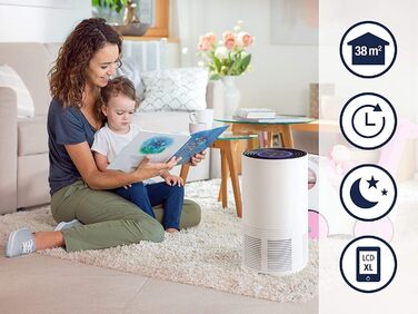 Повітряний очисник Soehnle AirFresh Clean 400 з 4-ступеневою системою очищення, Hepa та вугільним фільтром, UV-C світлом, для алергіків