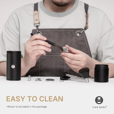 Кавомолка ручна TIMEMORE C5 ESP Pro, з регулюванням помелу, з металевим корпусом, для еспресо, моки, френч-пресу