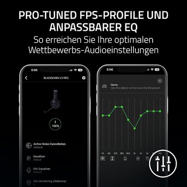 Razer BlackShark V3 Pro - Бездротові ігрові навушники для ПК (280г, Bluetooth, мікрофон HyperClear, драйвер TriForce Titanium 50 мм)