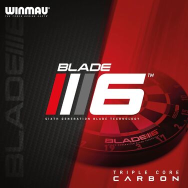 Дошки для дартсу Winmau Blade 5 і Blade 6 - Triple Core Blade 6 доступні в чорному, білому, червоному та зеленому кольорах