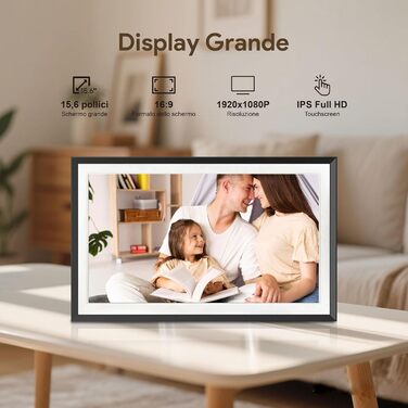 Цифровий фоторамка 15.6