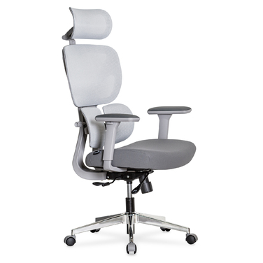 Крісло Mealux D1 Duo Air Fabric Grey (арт. HF-D1 Duo F/G)