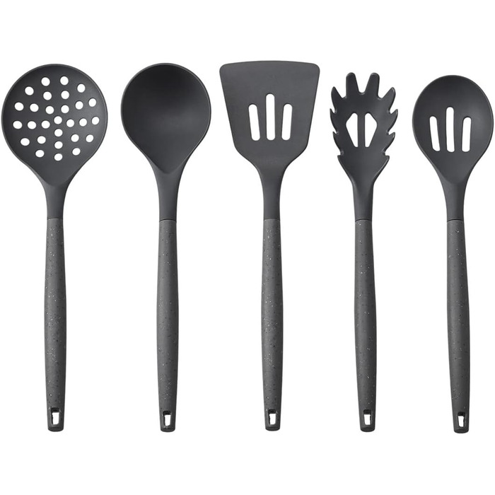 Набір ножів Karaca Gusto 12 предметів з обробною дошкою та кухонними аксесуарами (сірий)