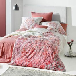 Постільна білизна Ліжко Art S Kerava Екзотична червона 1 підодіяльник 155 х 220 см 1 наволочка 80 х 80 см