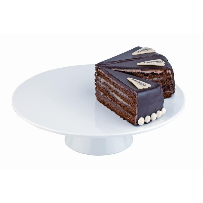 Таця для тортів та сервірування APS CASUAL, діаметр 31 см, біла, з меламіну